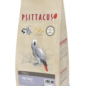 Envase de Psittacus Alta Energía para yacos, guacamayos y you-yous
