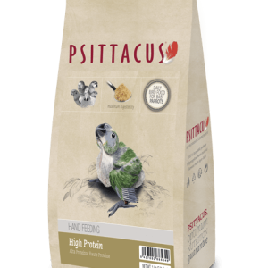 Envase de Psittacus Papilla Alta Proteína